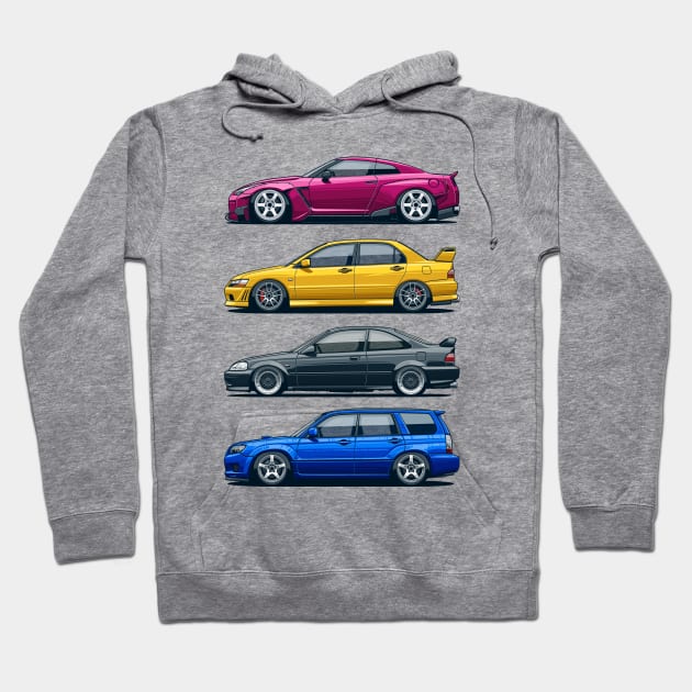 JDM legends Hoodie by Markaryan